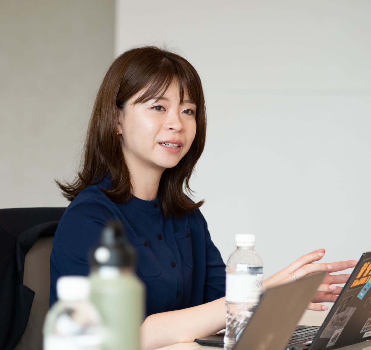 渡邉 美紅が発言中の写真